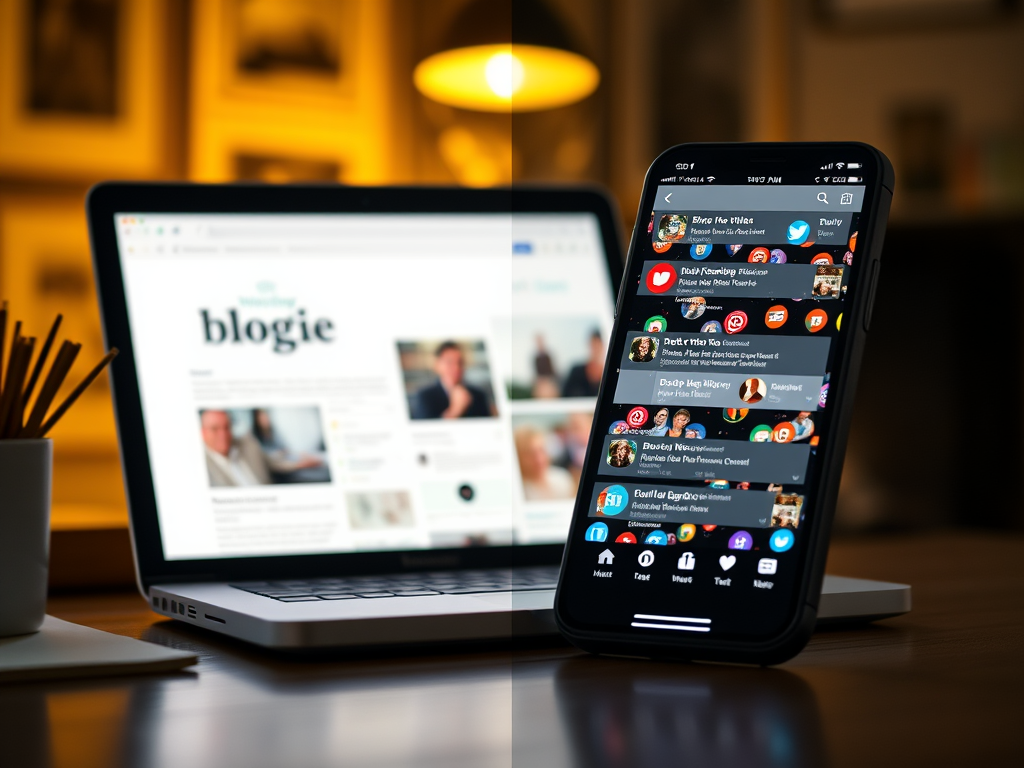 Blogging vs. Twitter